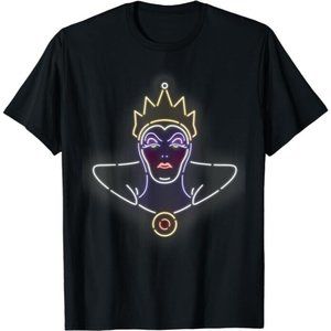 Disney Villains Evil Queen Neon Line Art T-Shirt 3XLT